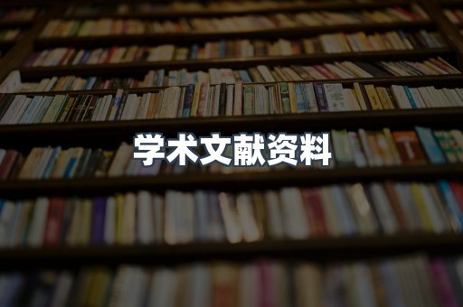 学术文献资料